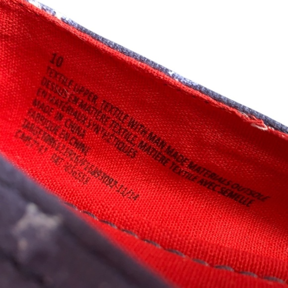 Mad Love Women's Shoes Size 10 Flats Patriotic USA Flag Flats Cushion - Picture 6 of 7